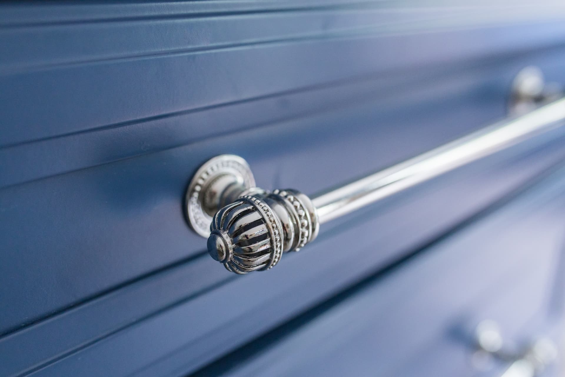Polished nickel pulls