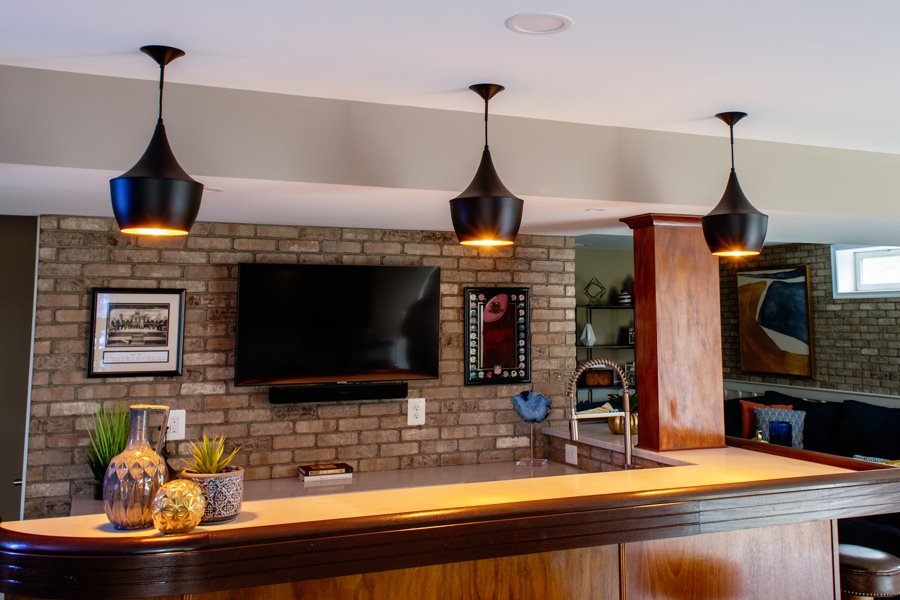 Pendants Over the Bar